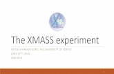 The XMASS experiment...2014/06/25  · IDM 2014 1 Outline Introduction to XMASS Physics results from commissioning data Light WIMPs Solar axions 129Xe inelastic scattering by WIMPs
