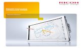 whiteboard D5500 RICOH Interactive · 2014. 7. 21. · High-quality interactive whiteboard Ricoh brings yet another revolutionary product to the business, industrial and educational