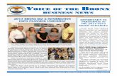 VOICE OF THE BRONX BUSINESS NEWS...The 2018 Bronx Business Directory & Resource Guide will list all members alphabetically and by category for referrals and new business contacts.
