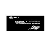 DEFINITY Communications Systempdf.textfiles.com/manuals/TELECOM-A-E/Definity and Sys 75...of the AT&T DEFINITY® Communications System Generic 1 or Generic 3 and Figure 1. 7406 Plus