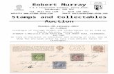 Robert Murray Stamp Auction · Web viewMonday 30 January 2017 at 7.00pm Catalogue of Postage Stamps and Collectables to be sold by Public Auction, within the STEWART’S-MELVILLE