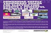CASE STUDY POWERHIRE SUPPLY TEMPORARY POWER FOR … · 2019. 8. 27. · Unit B1 Colliery Business Park, Pike Road, Eythorne, Kent CT15 4FE t 01304 833900 e rentalpowerhire.uk.com