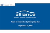 Future of Automotive Lightweighting Day September 19, 2019lightweight-alliance.eu/wp-content/uploads/2019/10/2... · 2019. 10. 9. · SIB s701 hot formed 2.0mm Joining Laser welding,