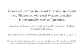 Diseases of the Adrenal Glands. Adrenal ... the adrenal glands; and certain lifestyle behaviors and