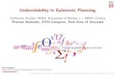 Undecidability in Epistemic Planningtobo/ijcai13sli.pdf · Undecidability in Epistemic Planning Guillaume Aucher, IRISA, University of Rennes 1 { INRIA, France Thomas Bolander, DTU
