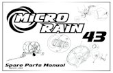 Micro Rain 43 Assy. · 2019. 2. 20. · Micro Rain 43 Shielding, heel ssys, & ront itch ssy. arch 1, 2013 2 Ref. Part# Description Qty. 1 88042112/8 Outer Chain Cover 1 2 88042113/8
