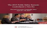 The 2015 Public Safety Summit - Accenture€¦ · The Public Safety Summit was convened to start solving this capacity challenge. In just the first year, leaders have illuminated
