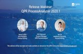 Release Webinar: QPR ProcessAnalyzer 2020 Posts/Real-Time... · 2020. 6. 1. · Release Webinar: QPR ProcessAnalyzer 2020.1. Teemu Lehto. Vice President, Process Mining. Olli Vihervuori.