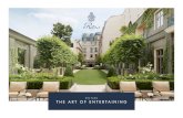 RITZ PARIS THE ART OF ENTERTAINING · RITZ PARIS 15 PLACE VENDÔME 75001 PARIS RITZPARIS.COM CONTACT US T +33 1 43 16 30 17 events@ritzparis.com. Created Date: 11/20/2018 6:53:33