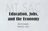 Education, Jobs, - Mt. San Antonio College Jobs And...Education Matters • A B.A. holder will spend 23% more time employed than a high school graduate. • Earning a B.A. doubles