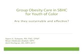 Group Obesity Care in SBHC for Youth of Color...Academy 11 week interven
