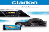 2016 - Clarionrsecms.clarion.com.my/phocadownloadpap/userupload...Clarion Leads the World in Full Digital Sound ... Easily stream media content wirelessly between DLNA compatible devices,