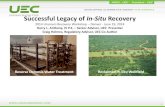 Successful Legacy of In-Situ Recovery Anthony Presentation.pdfSuccessful Legacy of In-Situ Recovery 2014 Uranium Recovery Workshop – Denver - June 19, 2014 Harry L. Anthony, IV P.E.