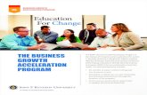 THE BUSINESS GROWTH PROGRAM - WRMSDCwrmsdc.org/docs/JFKU IEL BGAP Brochure.pdfThe BGAP: Business Growth Acceleration Program at the Institute of Entrepreneurial Leadership (IEL) at