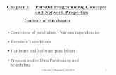 Chapter 2 Parallel Programming Concepts and Network …courses.nus.edu.sg/course/elebv/Ee5902_vb/chap2(1920).pdfRefer to Example 2.1 on page 52. This example verifies all the dependencies
