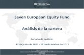 Seven European Equity Fund Análisis de la cartera · 2018. 1. 13. · Análisis de la cartera Periodo de análisis: 30 de junio de 2017 - 29 de diciembre de 2017 . SEVEN CAPITAL