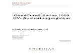 OmniCure® Series 1500 UV- Aushärtungssystem · 2017. 6. 23. · Benutzerhandbuch OmniCure® Series 1500 UV- Aushärtungssystem BENUTZERHANDBUCH Excelitas Technologies. 2260 Argentia