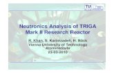 Neutronics Analysis of TRIGA Mark II Research Reactor · 2011. 1. 13. · Microsoft PowerPoint - Ppt0000033.ppt [Read-Only] Author: marion.bruengli Created Date: 4/6/2010 2:09:31