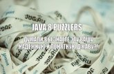 java 8 puzzlers - public.jugru.orgpublic.jugru.org/jpoint/2016/msk/day_2/track_1/java_8_puzzlers.pdfВ чём разница между строчками 1 и 2? A. 1 компилируется,