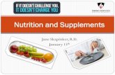 Nutrition and Supplements - Carleton University...Health Canada says that fish oil supplements are safe for adults at a dose of up to 3000mg per day. Iron Iron is a mineral that is