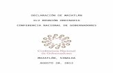 CONAGO México€¦ · Web view2013/08/20  · en un entorno de pluralidad, gobernabilidad y democracia en el cual prevalezca la participación ciudadana, la representación política
