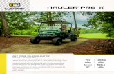HAULER PRO-X - Cushman...GET MORE MILEAGE OUT OF EVERY WORK DAY. Stand back and let the Hauler PRO-X raise your expectations on what a 72-volt AC powertrain can do. With its 50-mile