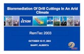 Bioremediation Of Drill Cuttings In An Arid Climate · 2016. 1. 22. · • 11,500 BOE/Day • 165 Employees Background. Background. Background. Background. Background. Preliminary