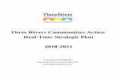 Three Rivers Communities Action Real-Time …...Three Rivers Communities Action Real-Time Strategic Plan 2018-2021 Prepared by Brenda Holden 22603 Fable Road, St. Augusta MN 56301