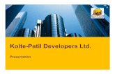 Kolte-Patil Developers Ltd. Meet/200009_20081230.pdf · Township IVEN Township Integrated township Focus on Joint Ventures KPDL KPRE Residential apartment ICICI Venture, India Arora