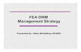 FEA DRM Management Strategy - · PDF file 6/13/2005  · Key Parts of the DRM Management Strategy DRM relationship to other FEA Reference Models DRM Purpose FEA DRM Concept Guiding