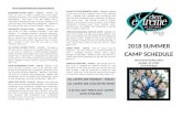 About Us - Cheer Extreme Raleigh€¦ · Web view2018 SUMMER CAMP SCHEDULE 1601 Garner Station Blvd. Raleigh, NC 27609 (919) 876-8325 Author CER Created Date 02/14/2019 14:51:00 Last