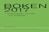BOKEN 2017 - Svenska Bokhandlareföreningen · 2018. 5. 23. · 2 C. Sålda volymer 2015 och 2016 uppdelad på format 26 2 D. Sålda volymer 2015 och 2016 uppdelad på månad 27 3.