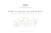 Rules of Professional Conduct · 2018. 11. 22. · Rules of Professional Conduct Adopted by Convocation June 22, 2000, effective November 1, 2000 Amendments based on the Federation