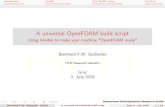 A universal OpenFOAM build script - Using Ansible to make ... · Introduction Ansible The "build" script The End How it works Noweverthingisgood Runningitasecondtimedoesn’tchangeanything