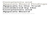 Complaints and Appeals Board Findings Appeals to …downloads.bbc.co.uk/.../pdf/appeals/cab/jan_feb_2015.pdfThe complainant and BBC management will be informed of the outcome after