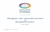  · Federación Internacional de Fútbol CP |  2 Preámbulo 1. Alcance y aplicación. Sección 1.1. Adopción Sección 1.2. Clasificación. Sección 1.3 ...