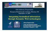 Integrating biomedical information through …2007/09/14  · through Semantic Web technologies Olivier Bodenreider Lister Hill National Center for Biomedical Communications Bethesda,