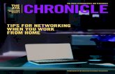 TIPS FOR NETWORKING WHEN YOU WORK FROM HOME · 2018. 9. 11. · Tips for Networking When You Work from Home Let’s be honest. The traditional methods of networking are not effective