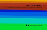 POLYEDRO...7 Dall’esperienza e dalla ricerca TeamSystem nasce POLYEDRO, la tecnologia esclusiva che d’ora in poi troverai in ogni singolo modulo del sistema di gestione, dalla
