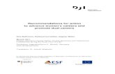 Recommendations for action - DJI · 2017. 4. 20. · Recommendations for action to advance women’s careers and promote dual careers Nina Bathmann, Waltraud Cornelißen, Dagmar Müller