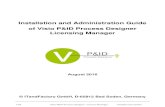 Installation and Administration Guide of Visio P&ID ... · If Visio P&ID Process Designer is installed for the first time, the user has full access to all features for the duration