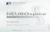 Program - Swiss Spine · 1011 Lausanne, CH Prof. Walter Bongartz, MD, Dr. rer. nat. Klingenberger Institut für Klinische Hypnose Schloss Klingenberg 8508 Homberg, CH Martin Baur,
