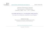 Internet Electronic Journal Nanociencia et Moletrónica ...* pinturas y lacas, que al secar generan una nanoestructura en la superficie por auto- ensamble de nanopartículas —ÐS14)erficie