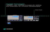 | N8806A User Defined Function for Editing and Execution ... · MATLAB script The Keysight Infiniium user-defined function consists of two components: an XML file and a MATLAB script