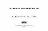 A User’s Guidecsharyana.gov.in/WriteReadData/Information/RTI Cell/2416.pdf1 A USER’S GUIDE Objectives of Right to Information Act [Preamble] • set out the practical regime of