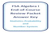FSA Algebra I End-of-Course Review Packet Answer Key...2017/01/25  · FSA Algebra 1 EOC Review Statistics, Probability, and the Number System – Teacher Packet 5 MAFS.912.N-RN.2.3