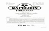 Napoleon® USA | Grills, Fireplaces, Heating & Cooling...the top profile of the fireplace. MINIMUM FROM WALL TO CHIMNEY Fireplace Chimney Chimney as per standoffs above ceiling level