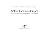 КРИС ИНГЭМ и ТОММИ УДО METALLICA · 2019. 11. 18. · Home (Sanitarium) с классического альбома Metallica Master of Puppets . Более того,
