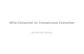 Wise Consumer vs. Conspicuous Consumer · 2018. 8. 31. · WISE Consumer: Women's Jinx Prom Platform Pump • Women's Jinx Prom Platform Pump • Price: $20.00 - $29.99 • Why is