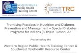 Promising Practices in Nutrition and Diabetes Prevention ......This webinar is made possible through funding provided by Health Resources and Services Administration, Office for the